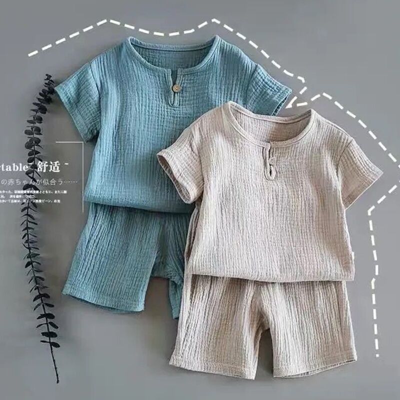 Unisex kortärmat sommarsett