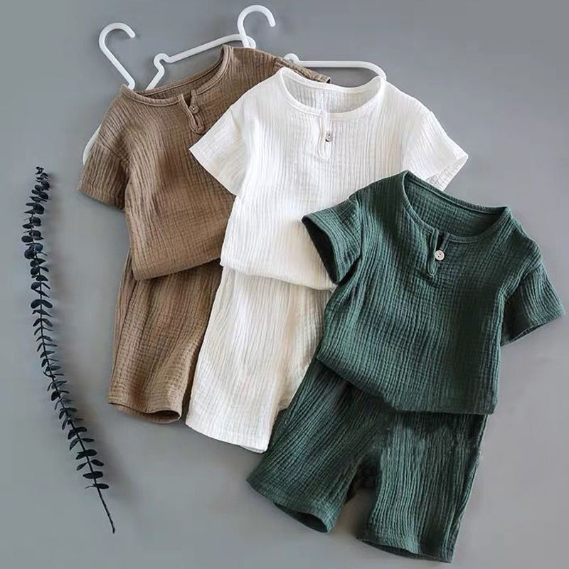 Unisex kortärmat sommarsett